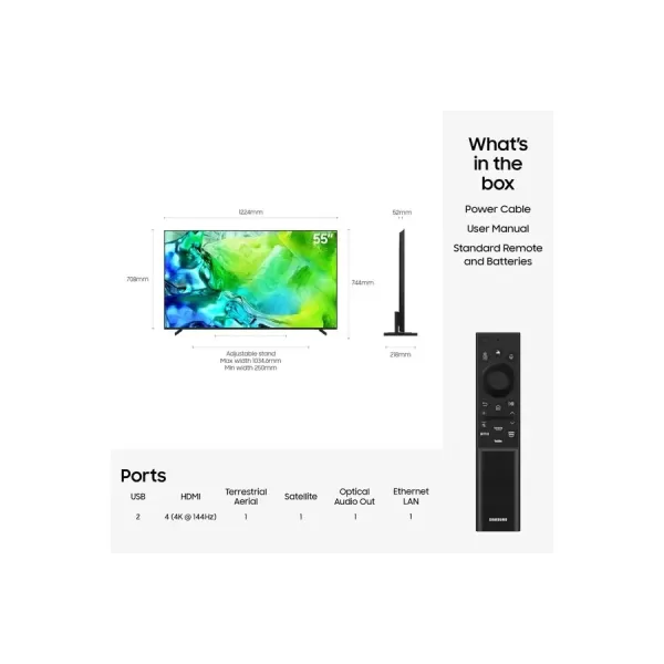 Smart TV Samsung QE55QN80H Neo QLED 4K 55 QE55QN80H Smart TV Samsung QE55QN80H Neo QLED 4K 55 QE55QN80H