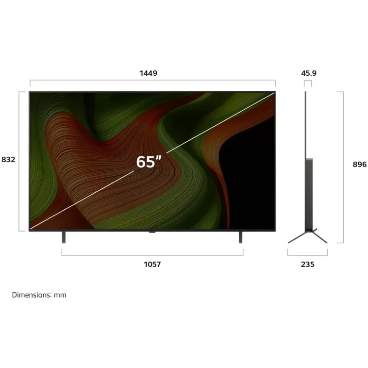 טלוויזיה חכמה LG OLED65B56LA OLED B5 4K OLED65B56LA