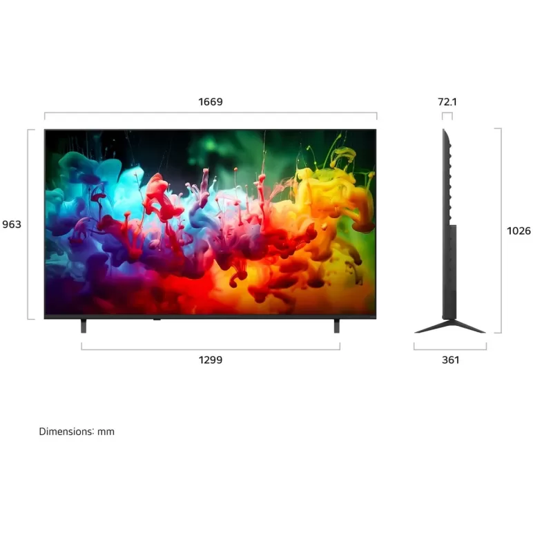 Smart TV LG 75QNED70B6T QNED MiniLED AI 4K 75QNED70B6T - official importer