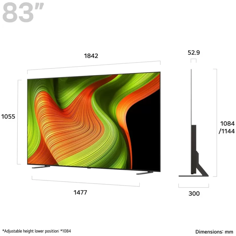טלוויזיה חכמה LG OLED83B56LA OLED B5 4K OLED83B56LA - יבואן רשמי טלוויזיה חכמה LG OLED83B56LA OLED B5 4K OLED83B56LA - יבואן רשמי
