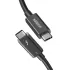 כבל UGREEN Thunderbolt 3 5k/60Hz | 40Gbps | 100W | 0.8M Cable 0.8m צבע שחור