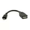 Cable Micro USB Male To USB Female OTG CH-USB-OTG Color:black
