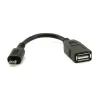 Cable Micro USB Male To USB Female OTG CH-USB-OTG Color:black