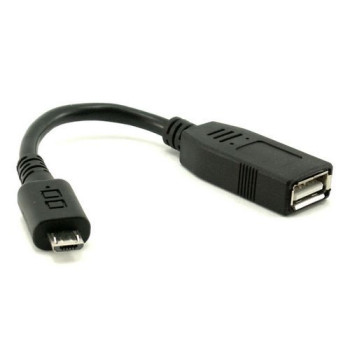 Кабель Micro USB Male To USB Female OTG CH-USB-OTG Цвет:черный..