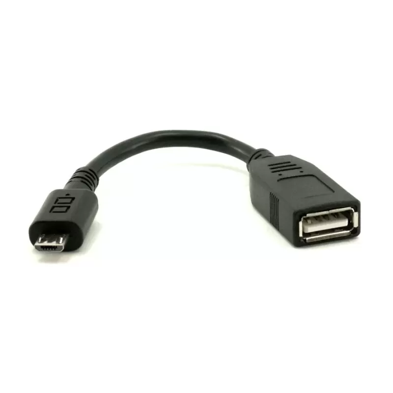 Cable Micro USB Male To USB Female OTG CH-USB-OTG Color:black