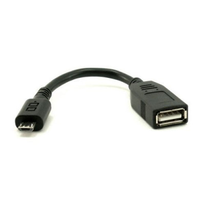 Cable Micro USB Male To USB Female OTG CH-USB-OTG Color:black.. Cable Micro USB Male To USB Female OTG CH-USB-OTG Color:black..