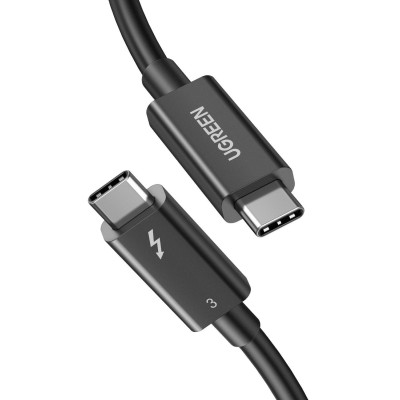 Cable UGREEN Thunderbolt 3 5k/60Hz | 40Gbps | 100W | 0.5M Cable 80324 Cable UGREEN Thunderbolt 3 5k/60Hz | 40Gbps | 100W | 0.5M Cable 80324