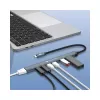 כבל USB Miracase USB-C MHUB540 MHUB540 צבע אפור כבל USB Miracase USB-C MHUB540 MHUB540 צבע אפור