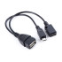 Кабель Micro USB to OTG Cable w/Power CH-USB-OTG-P Цвет:черный..