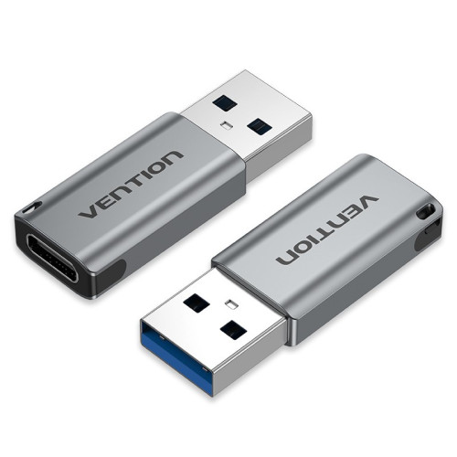 Адаптер Vention USB-A (M) to USB-C (F) Adapter CDPH0