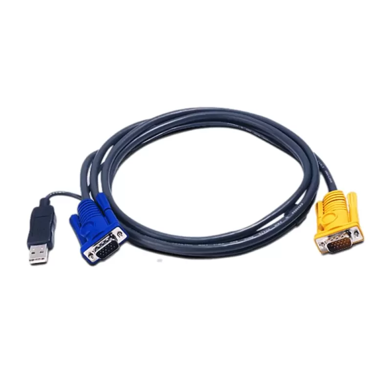 USB-кабель ATEN 6M USB KVM Cable with 3 in 1 SPHD PS/2 to USB converter 2L-5206UP ATEN 6M USB KVM Cable 6m