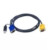 USB-кабель ATEN 6M USB KVM Cable with 3 in 1 SPHD PS/2 to USB converter 2L-5206UP ATEN 6M USB KVM Cable 6m