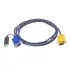כבל USB ATEN 6M USB KVM Cable with 3 in 1 SPHD PS/2 to USB converter 2L-5206UP ATEN 6M USB KVM Cable 6m
