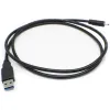 כבל USB Type C to USB3.0 M/M 1m CH-USB3-C/AM-1.0-B צבע שחור