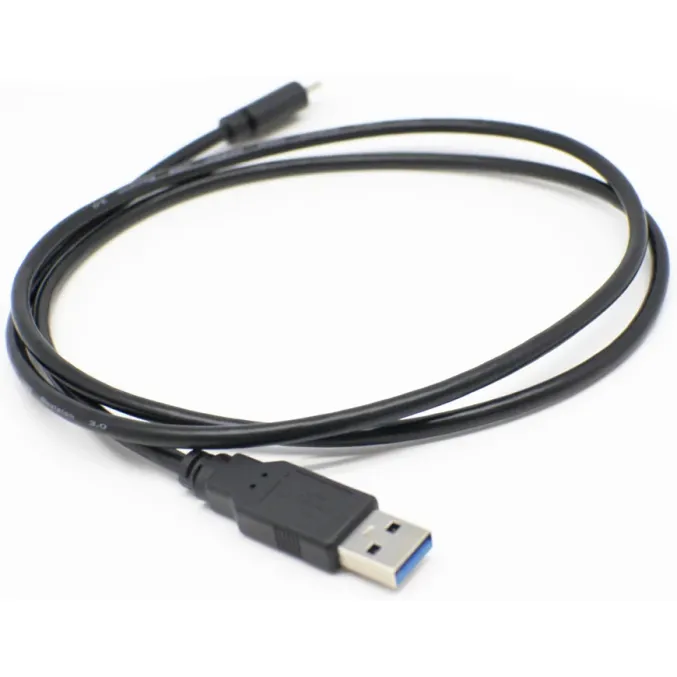כבל USB Type C to USB3.0 M/M 1m CH-USB3-C/AM-1.0-B צבע שחור