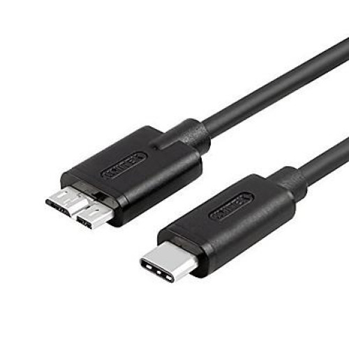 כבל USB Type C to USB3.0 M/M 1m CH-USB3-C/AM-1.0-B צבע שחור