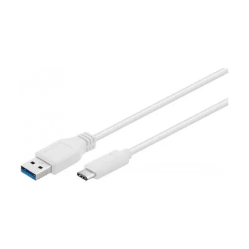 כבל USB Type C To USB3.0 M/M CH-USB3-C/AM-1.0-W 1m צבע לבן