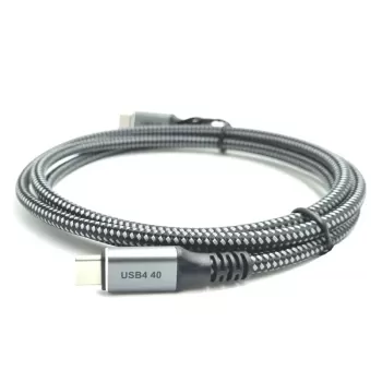 Кабель Gold Touch USB 3.1 Type-C to Type-C 40G Cable 2m чёрный CH-3.1C40-2B