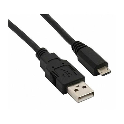 כבל 1.5 meter microUSB-USB cable 1.5m צבע שחור