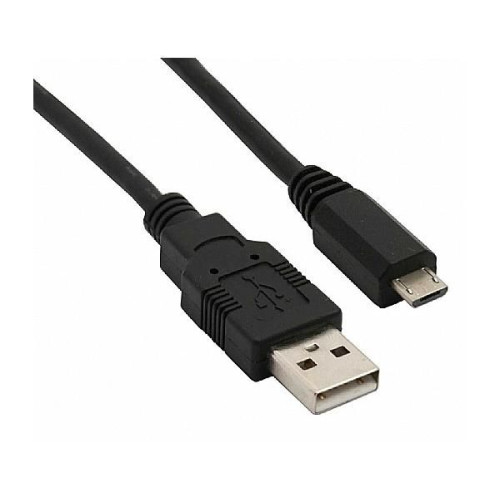 Cable 1.5 meter microUSB-USB cable 1.5m Color:black