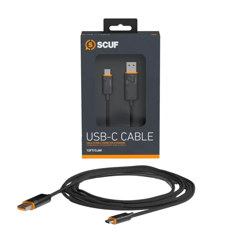 USB-кабель SCUF 2 USB-C to USB-A 2m Cable black 901-604-01-001-NA USB-кабель SCUF 2 USB-C to USB-A 2m Cable black 901-604-01-001-NA