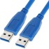 כבל USB3.0 A זכר ל- USB3.0 A זכר באורך 3 מטר