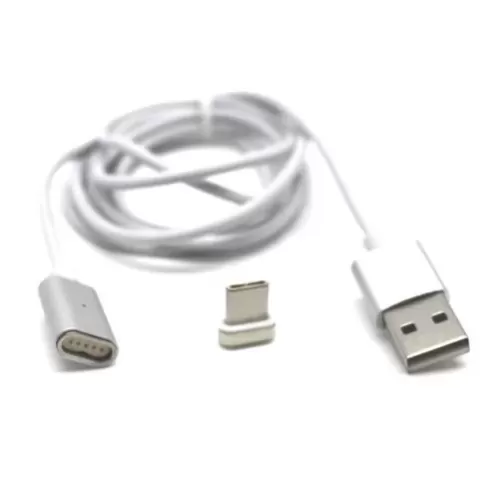 Кабель Magnetic USB To USB Type C E-USB-C Цвет:серый Кабель Magnetic USB To USB Type C E-USB-C Цвет:серый