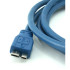 כבל Gold Touch USB3.0 Type A To Micro B CH-USB3-MICROB-05 0.5m צבע כחול..