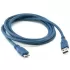 כבל Gold Touch USB3.0 Type A To Micro B CH-USB3-MICROB-05 0.5m צבע כחול