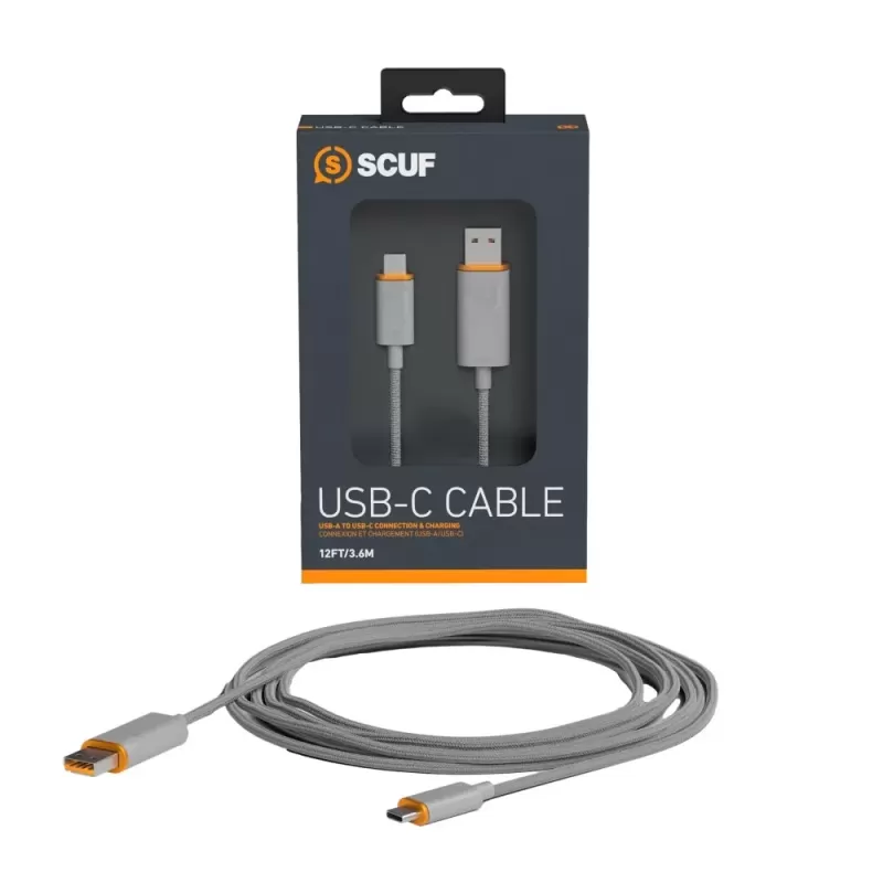 USB-кабель SCUF 2 USB-C to USB-A 2m Cable gray 901-604-01-012-NA USB-кабель SCUF 2 USB-C to USB-A 2m Cable gray 901-604-01-012-NA
