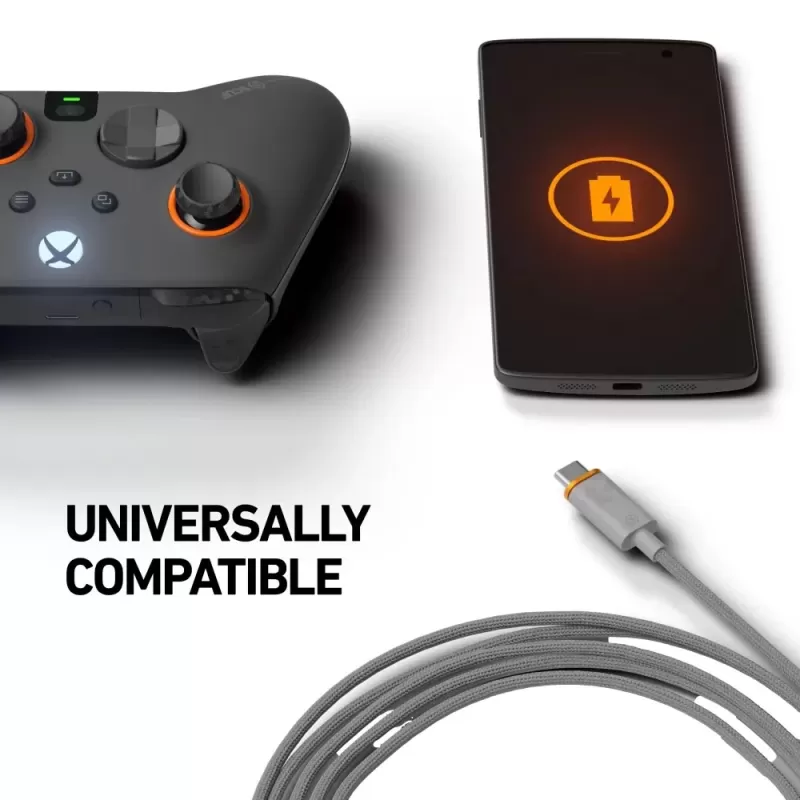 USB-кабель SCUF 2 USB-C to USB-A 2m Cable gray 901-604-01-012-NA USB-кабель SCUF 2 USB-C to USB-A 2m Cable gray 901-604-01-012-NA