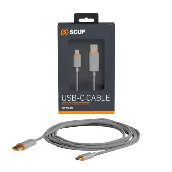 USB cable SCUF 2 USB-C to USB-A 2m Cable gray 901-604-01-012-NA