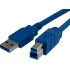 כבל USB 3.0 A-B מדפסת באורך 1.8 מטר