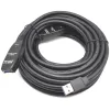 כבל מאריך עם מגבר Gold Touch USB3.0 Active Extension Cable 20m CH-USB3-20EX-IC צבע שחור