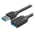 Удленитель Vention USB-A 3.0 (M-F) 3M Cable Extension VAS-A45-B300 3m Цвет:чёрный