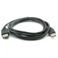 מאריך Gold Touch USB2.0 Type A 1.8m CH-USB2-1.8-AF צבע שחור מאריך Gold Touch USB2.0 Type A 1.8m CH-USB2-1.8-AF צבע שחור