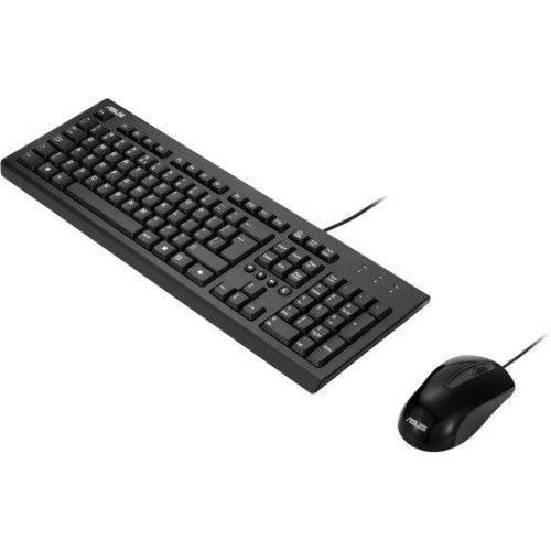 Wired Keyboard and Mouse Set Asus U2000 ASKM-U2000 Color:black