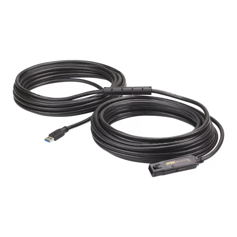 Extension cord USB ATEN UE3315A 15m USB 3.2 Gen1 UE3315A Color:black Extension cord USB ATEN UE3315A 15m USB 3.2 Gen1 UE3315A Color:black