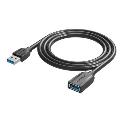 Удлинители USB Vention USB-A 3.0 (M-F) 1m Extension VAS-A45-B100 Цвет:черный Удлинители USB Vention USB-A 3.0 (M-F) 1m Extension VAS-A45-B100 Цвет:черный