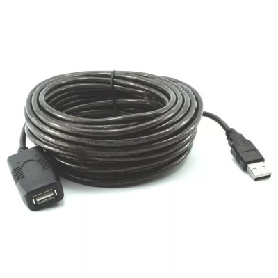 כבל מאריך עם מגבר Gold Touch USB2.0 Extension w/IC 10m CH-USB2-10-IC כבל מאריך עם מגבר Gold Touch USB2.0 Extension w/IC 10m CH-USB2-10-IC