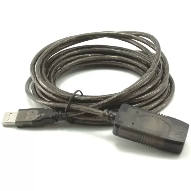 כבל מאריך עם מגבר Gold Touch USB2.0 Extension w/IC 20m CH-USB2-20-IC צבע שחור