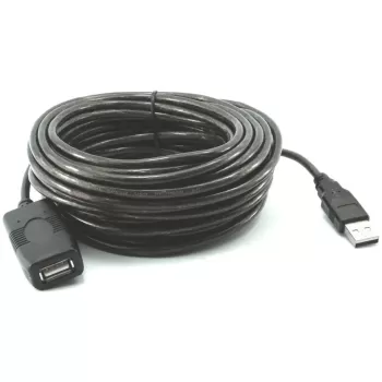 כבל מאריך עם מגבר Gold Touch USB2.0 Extension w/IC 20m CH-USB2-20-IC צבע שחור