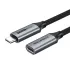 Удлинители USB CABLETIME USB-C (M) to USB-C (F) USB3.1Gen2 10Gbps PD100W CU21H