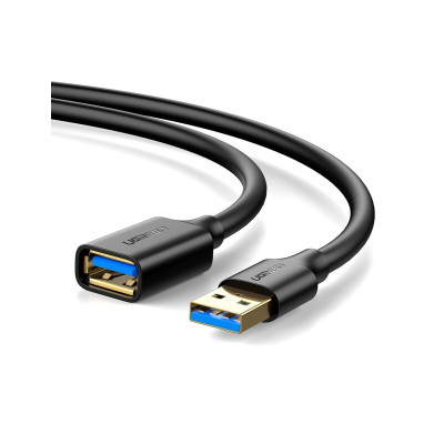 Extension Cable UGREEN USB-A 3.0 Male To Female Extension 2m 10373 Color:black Extension Cable UGREEN USB-A 3.0 Male To Female Extension 2m 10373 Color:black