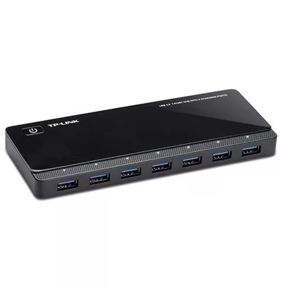 מפצל USB TP-Link UH720 USB 3.0 7-Port Hub UH720 צבע שחור