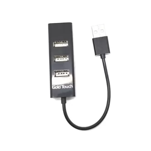 מפצל USB Gold Touch HUB USB2.0 4Ports E-USB2-HUB4 מפצל USB Gold Touch HUB USB2.0 4Ports E-USB2-HUB4