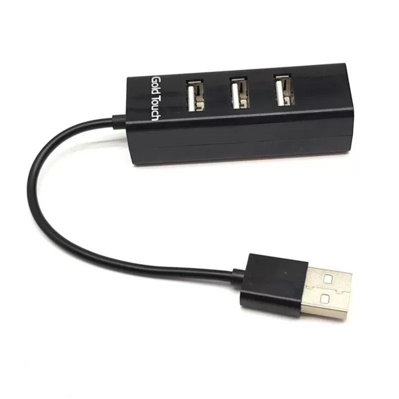 מפצל USB Gold Touch HUB USB2.0 4Ports E-USB2-HUB4 מפצל USB Gold Touch HUB USB2.0 4Ports E-USB2-HUB4