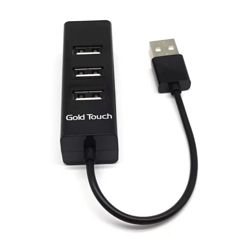 מפצל USB Gold Touch HUB USB2.0 4Ports E-USB2-HUB4 מפצל USB Gold Touch HUB USB2.0 4Ports E-USB2-HUB4