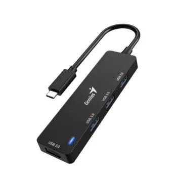 מפצל USB Genius UH-400 Hub 31240002401 מפצל USB Genius UH-400 Hub 31240002401