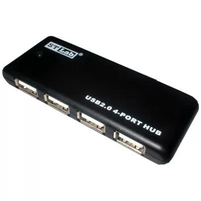 מפצל USB St-Lab 4 Ports USB2.0 Pocket HUB ST-U-311 צבע שחור
